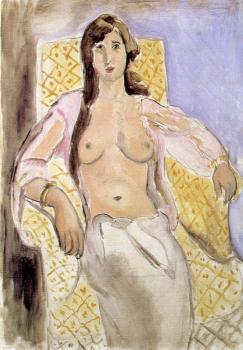 Henri Emile Benoit Matisse : woman in an armchair